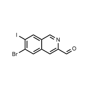 6-Bromo-7-iodoisoquinoline-3-carbaldehyde|CS-1325010