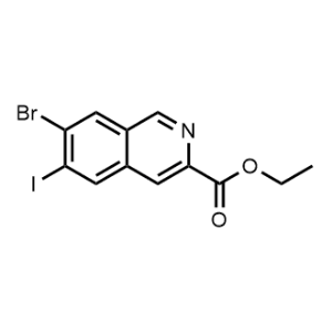 Ethyl 7-bromo-6-iodoisoquinoline-3-carboxylate|CS-1325011