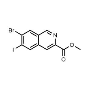 Methyl 7-bromo-6-iodoisoquinoline-3-carboxylate|CS-1325013