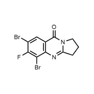 5,7-Dibromo-6-fluoro-2,3-dihydropyrrolo[2,1-b]quinazolin-9(1H)-one|CS-1325016