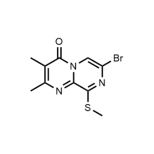 7-Bromo-2,3-dimethyl-9-(methylthio)-4H-pyrazino[1,2-a]pyrimidin-4-one|CS-1325017
