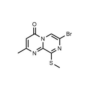 7-Bromo-2-methyl-9-(methylthio)-4H-pyrazino[1,2-a]pyrimidin-4-one|CS-1325018