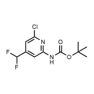 tert-Butyl (6-chloro-4-(difluoromethyl)pyridin-2-yl)carbamate|CS-1325721