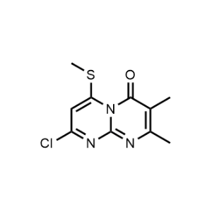 8-Chloro-2,3-dimethyl-6-(methylthio)-4H-pyrimido[1,2-a]pyrimidin-4-one|CS-1325726
