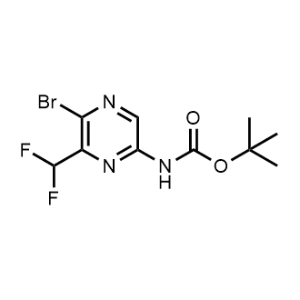 tert-Butyl (5-bromo-6-(difluoromethyl)pyrazin-2-yl)carbamate|CS-1325731
