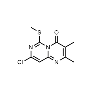8-Chloro-2,3-dimethyl-6-(methylthio)-4H-pyrimido[1,6-a]pyrimidin-4-one|CS-1325737