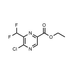Ethyl 5-chloro-6-(difluoromethyl)pyrazine-2-carboxylate|CS-1325918