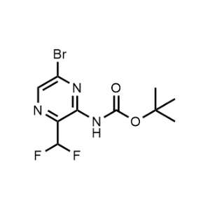 tert-Butyl (6-bromo-3-(difluoromethyl)pyrazin-2-yl)carbamate|CS-1325931