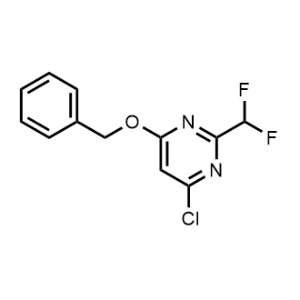 4-(Benzyloxy)-6-chloro-2-(difluoromethyl)pyrimidine|CS-1325940
