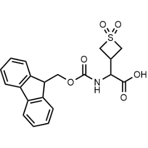 3-Thietaneacetic acid, α-[[(9H-fluoren-9-ylmethoxy)carbonyl]amino]-, 1,1-dioxide|CS-1325945