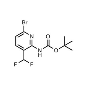 tert-Butyl (6-bromo-3-(difluoromethyl)pyridin-2-yl)carbamate|CS-1325951