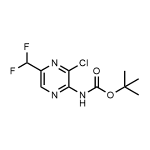 tert-Butyl (3-chloro-5-(difluoromethyl)pyrazin-2-yl)carbamate|CS-1325962