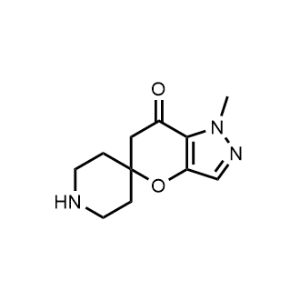 1'-Methyl-1'H-spiro[piperidine-4,5'-pyrano[3,2-c]pyrazol]-7'(6'H)-one|CS-1325973