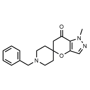 1-Benzyl-1'-methyl-1'H-spiro[piperidine-4,5'-pyrano[3,2-c]pyrazol]-7'(6'H)-one|CS-1325984