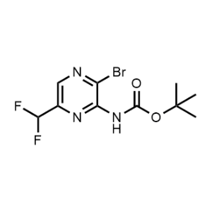 tert-Butyl (3-bromo-6-(difluoromethyl)pyrazin-2-yl)carbamate|CS-1326001