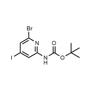 tert-Butyl (6-bromo-4-iodopyridin-2-yl)carbamate|CS-1326010
