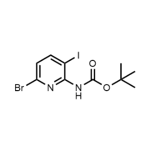 tert-Butyl (6-bromo-3-iodopyridin-2-yl)carbamate|CS-1326023