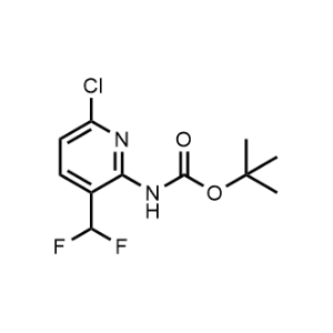 tert-Butyl (6-chloro-3-(difluoromethyl)pyridin-2-yl)carbamate|CS-1326035
