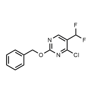 2-(Benzyloxy)-4-chloro-5-(difluoromethyl)pyrimidine|CS-1326046