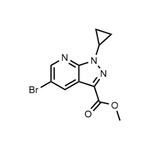 Methyl 5-bromo-1-cyclopropyl-1H-pyrazolo[3,4-b]pyridine-3-carboxylate|CS-1326141