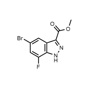 Methyl 5-bromo-7-fluoro-1H-indazole-3-carboxylate|CS-1326143