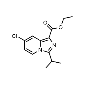 Ethyl 7-chloro-3-isopropylimidazo[1,5-a]pyridine-1-carboxylate|CS-1326162