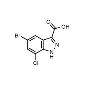 5-Bromo-7-chloro-1H-indazole-3-carboxylic acid|CS-1326167