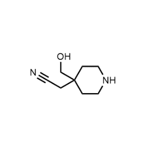 2-(4-(Hydroxymethyl)piperidin-4-yl)acetonitrile|CS-1326180