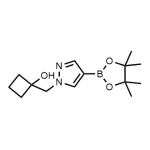 1-((4-(4,4,5,5-Tetramethyl-1,3,2-dioxaborolan-2-yl)-1H-pyrazol-1-yl)methyl)cyclobutan-1-ol|CS-1326182