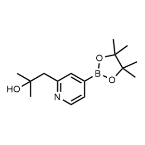 2-Methyl-1-(4-(4,4,5,5-tetramethyl-1,3,2-dioxaborolan-2-yl)pyridin-2-yl)propan-2-ol|CS-1326184