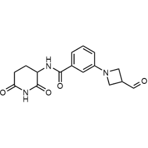 N-(2,6-Dioxopiperidin-3-yl)-3-(3-formylazetidin-1-yl)benzamide|CS-1326308