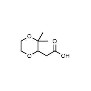 2-(3,3-Dimethyl-1,4-dioxan-2-yl)acetic acid|CS-1326324