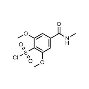 2,6-Dimethoxy-4-(methylcarbamoyl)benzenesulfonyl chloride|CS-1326341