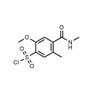 2-Methoxy-5-methyl-4-(methylcarbamoyl)benzenesulfonyl chloride|CS-1326364