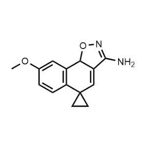 8'-Methoxy-9b'H-spiro[cyclopropane-1,5'-naphtho[2,1-d]isoxazol]-3'-amine|CS-1326383