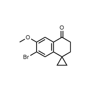 7'-Bromo-6'-methoxy-2',3'-dihydro-4'H-spiro[cyclopropane-1,1'-naphthalen]-4'-one|CS-1326386