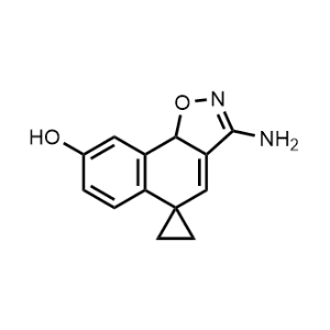 3'-Amino-9b'H-spiro[cyclopropane-1,5'-naphtho[2,1-d]isoxazol]-8'-ol|CS-1326390