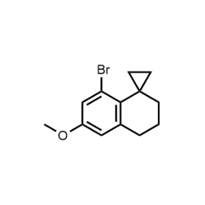 8'-Bromo-6'-methoxy-3',4'-dihydro-2'H-spiro[cyclopropane-1,1'-naphthalene]|CS-1326395