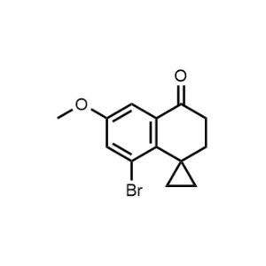 8'-Bromo-6'-methoxy-2',3'-dihydro-4'H-spiro[cyclopropane-1,1'-naphthalen]-4'-one|CS-1326396