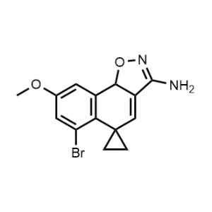 6'-Bromo-8'-methoxy-9b'H-spiro[cyclopropane-1,5'-naphtho[2,1-d]isoxazol]-3'-amine|CS-1326397