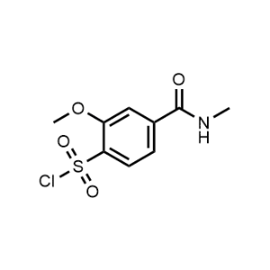 2-Methoxy-4-(methylcarbamoyl)benzenesulfonyl chloride|CS-1326399