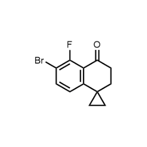 6'-Bromo-5'-fluoro-2',3'-dihydro-4'H-spiro[cyclopropane-1,1'-naphthalen]-4'-one|CS-1326401
