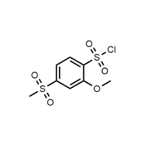2-Methoxy-4-(methylsulfonyl)benzenesulfonyl chloride|CS-1326405