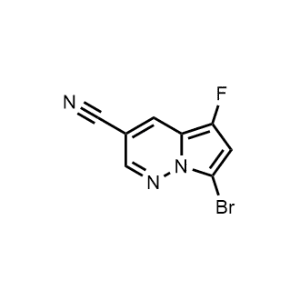 7-Bromo-5-fluoropyrrolo[1,2-b]pyridazine-3-carbonitrile|CS-1326411