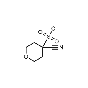 4-Cyanotetrahydro-2H-pyran-4-sulfonyl chloride|CS-1326412