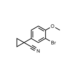 1-(3-Bromo-4-methoxyphenyl)cyclopropane-1-carbonitrile|CS-1326427