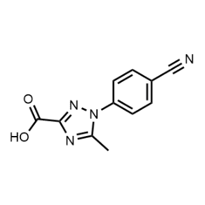 1-(4-Cyanophenyl)-5-methyl-1H-1,2,4-triazole-3-carboxylic acid|CS-1326469