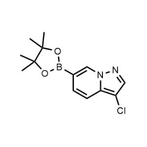 3-Chloro-6-(4,4,5,5-tetramethyl-1,3,2-dioxaborolan-2-yl)pyrazolo[1,5-a]pyridine|CS-1326572