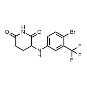 3-((4-Bromo-3-(trifluoromethyl)phenyl)amino)piperidine-2,6-dione|CS-1326755