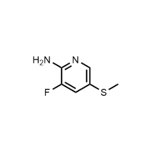 3-Fluoro-5-(methylthio)pyridin-2-amine|CS-1326876